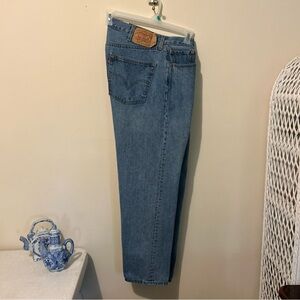 Levi’s 501 Blue Jeans Men’s 40 Cotton Outdoors Button Fly Y2K Retro Tear Off Tag